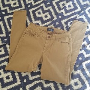Khaki color jeggings